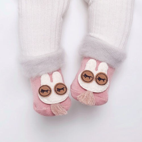 Baby Kids Toddler Cartoon Socks Anti-slip Sock Shoes Boots Floor Slipper Socks - ebowsos