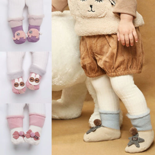 Baby Kids Toddler Cartoon Socks Anti-slip Sock Shoes Boots Floor Slipper Socks - ebowsos