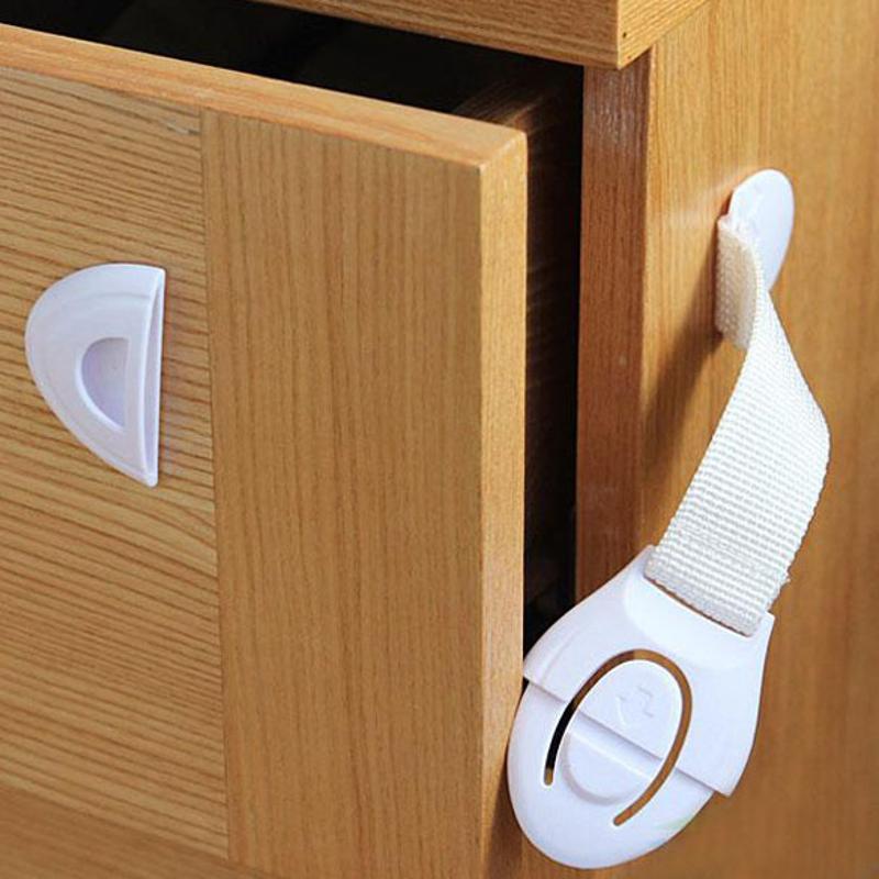 Baby Safety Lock Drawer Or Toilet Lock Multi-function Cloth Belt Safety - ebowsos