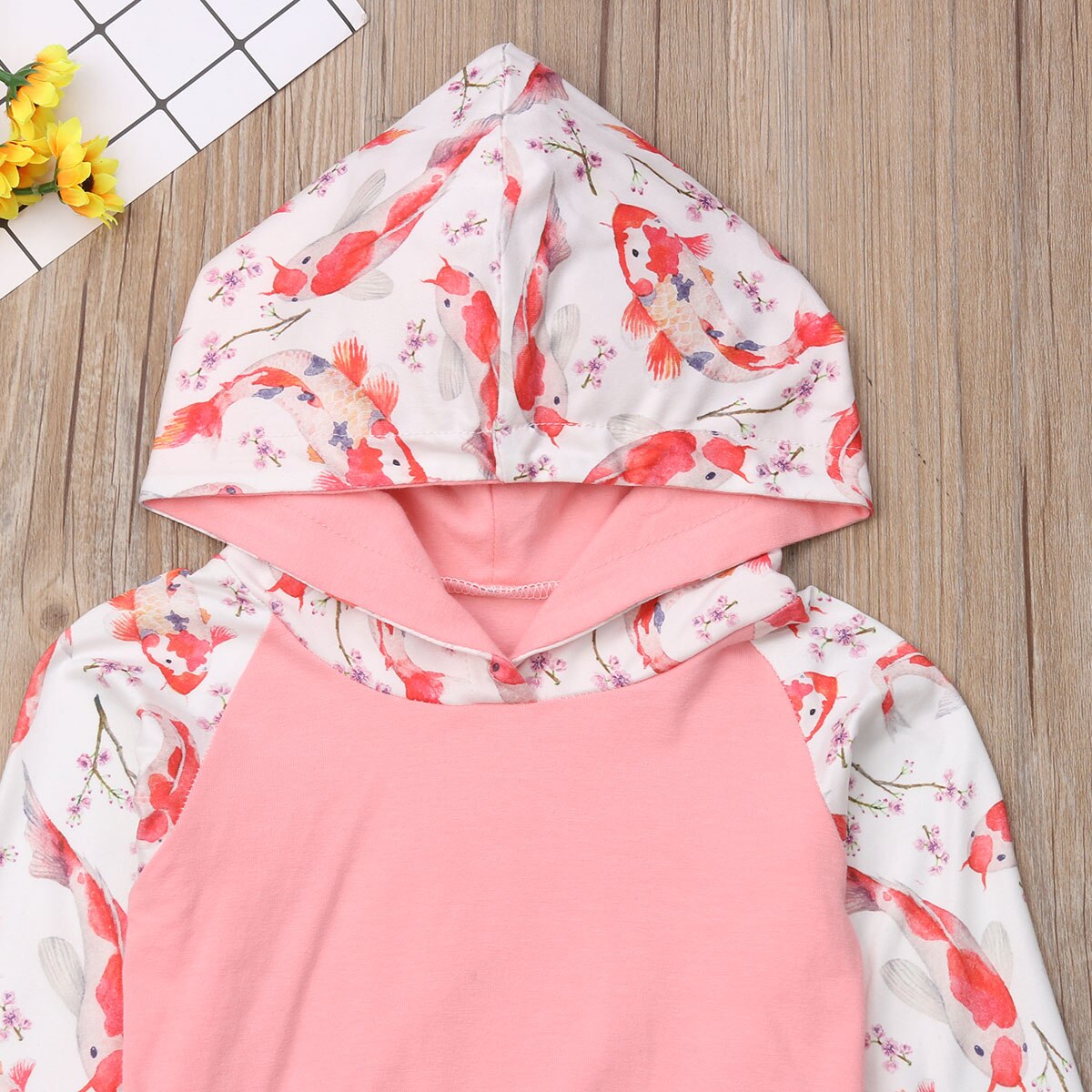 Baby and Kids Girl Cotton Hooded Hoodies Tops+Pants Leggings 2Pcs Suit Autumn Baby Clothing - ebowsos