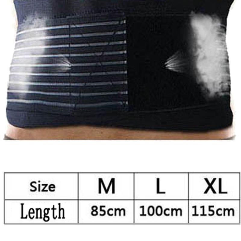 Back Support Brace Belt Lumbar Lower Waist Double Adjust Back Pain Relief-ebowsos