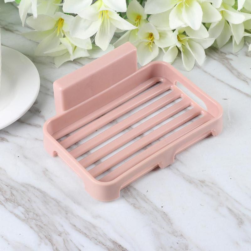 Bathroom Shower Soap Box Drain Storage Rack Strong Traceless Soap Holder - ebowsos