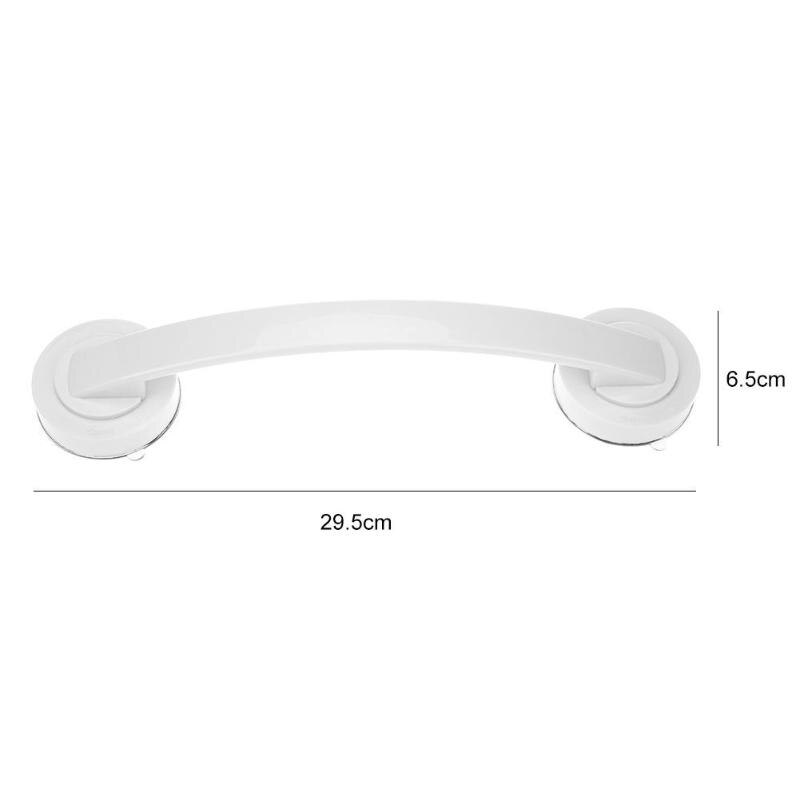 Bathroom Suction Cup Handle Grab Bar for Shower Safety Cup Bar Tub Glass Door Anti-slip Handrail Bathroom Grab Handle Rail Grip - ebowsos