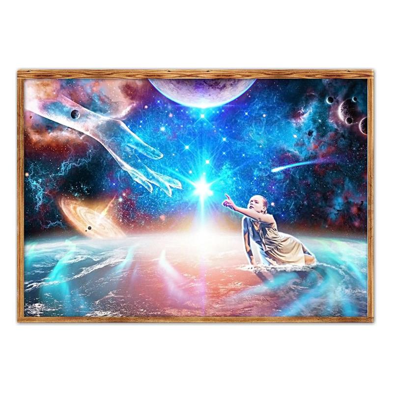 Beautiful 5D DIY Full Drill Diamond High Quality Painting Novelty View Cross Stitch Embroidery Kit 40 X 30cm Diamond Painting - ebowsos