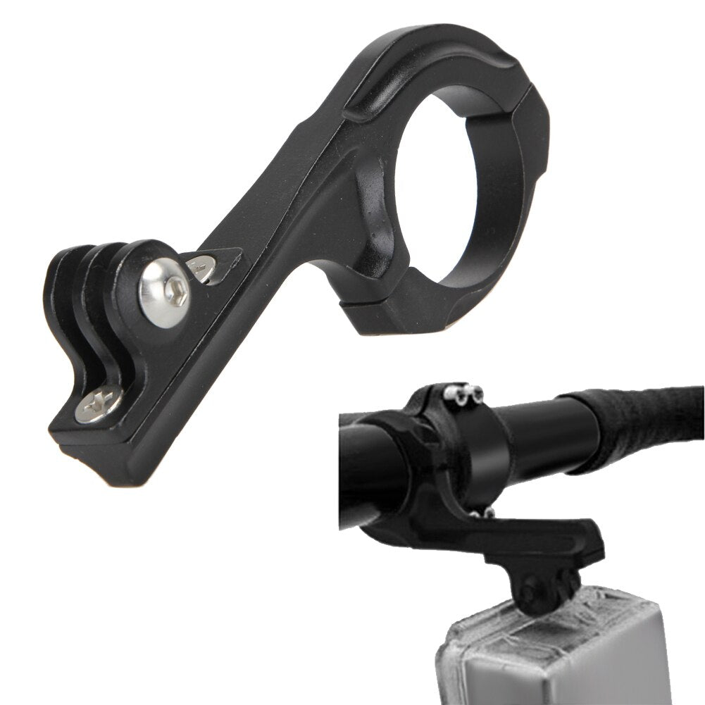 Bicycle Clip Aluminum Motorcycle Bike Handlebar Holder Clamp Mount Adapter For Gopro Camera Bicycle Seatposts Handlebar Accessor-ebowsos