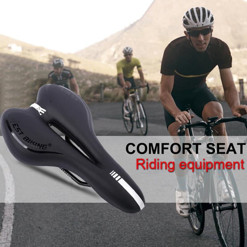 Bicycle Cushion Hollow Durable Breathable Shock Absorption MTB Road Bike Seat Saddle Cycling Equipment Accessories-ebowsos