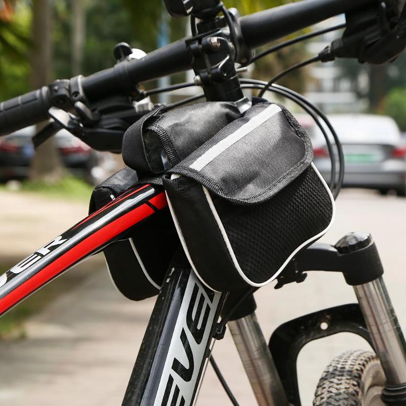 Bicycle Frame Bag Pouch Cycling Front Head Top Tube Bike Travel Bag Case-ebowsos