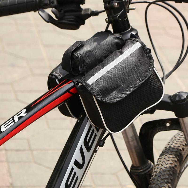 Bicycle Frame Bag Pouch Cycling Front Head Top Tube Bike Travel Bag Case-ebowsos