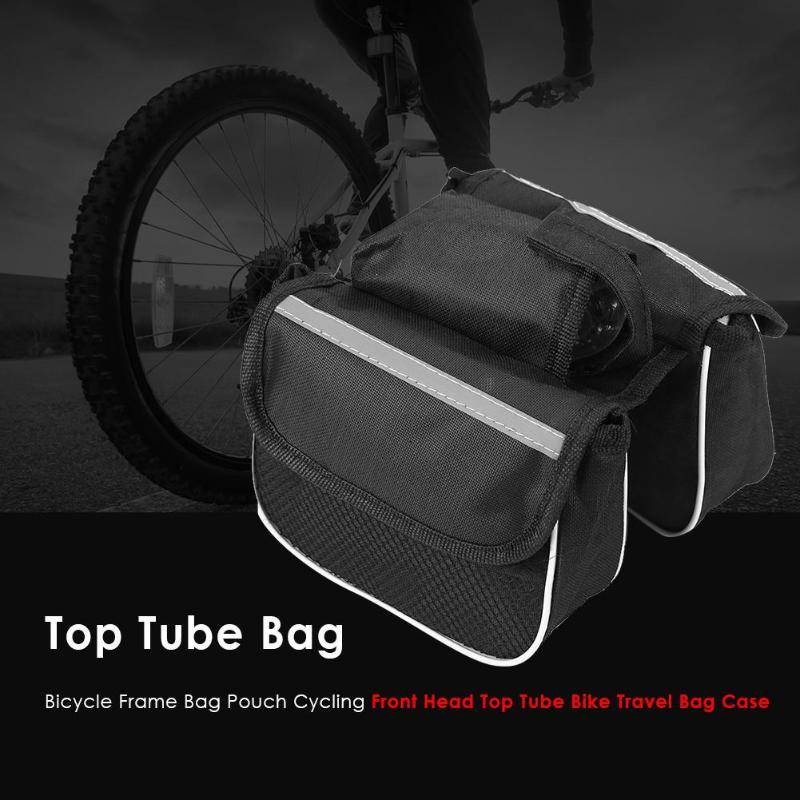 Bicycle Frame Bag Pouch Cycling Front Head Top Tube Bike Travel Bag Case-ebowsos