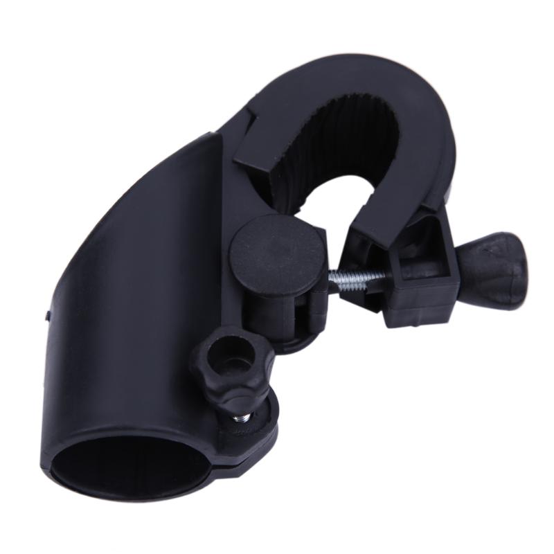 Bicycle Front Lamp Torch Fastener Clip Mount Flashlight Holder Bracket Rack-ebowsos