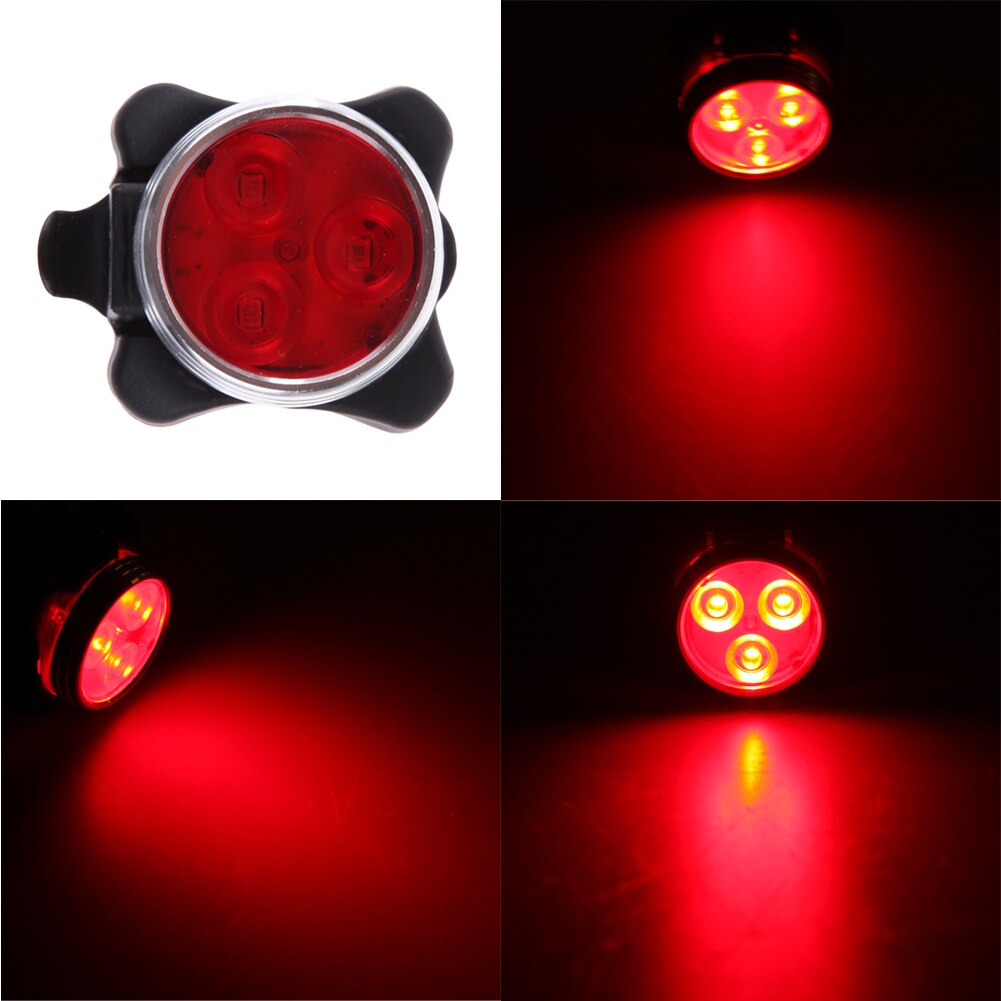 Bicycle Light Front LED Bike Taillight Head Rear Rechargeable Light USB Charging Lights Cycling Tools-ebowsos