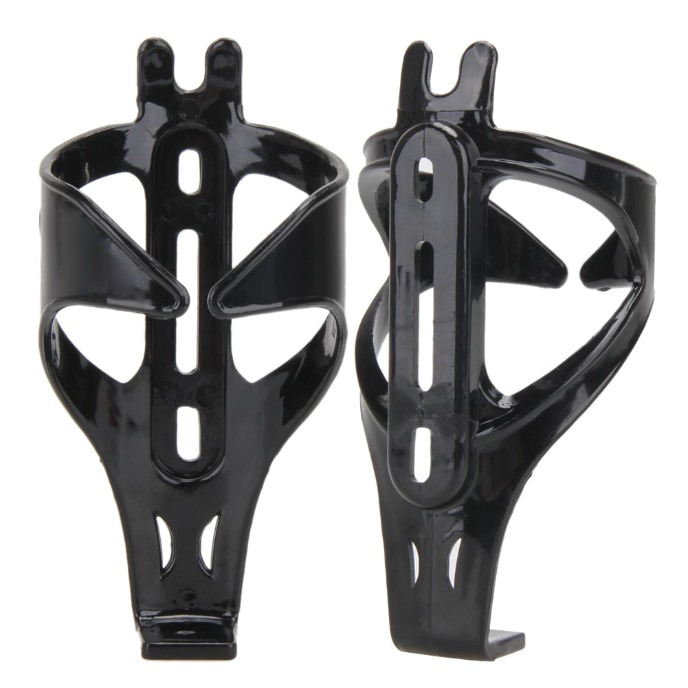 Bicycle Plastic Water Bottle Cage Mountain Bike Cycling Bottle Holder full carbon fiber material ultra-light MTB Rode cage Black-ebowsos