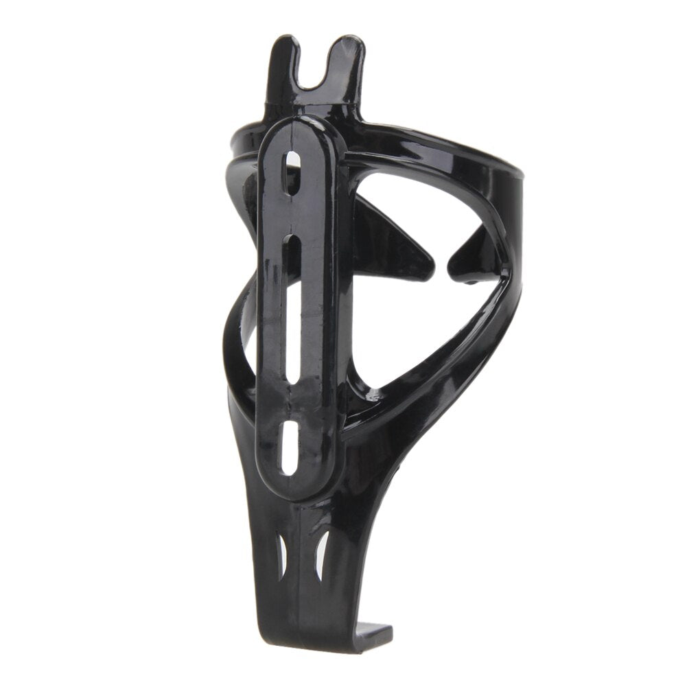 Bicycle Plastic Water Bottle Cage Mountain Bike Cycling Bottle Holder full carbon fiber material ultra-light MTB Rode cage Black-ebowsos