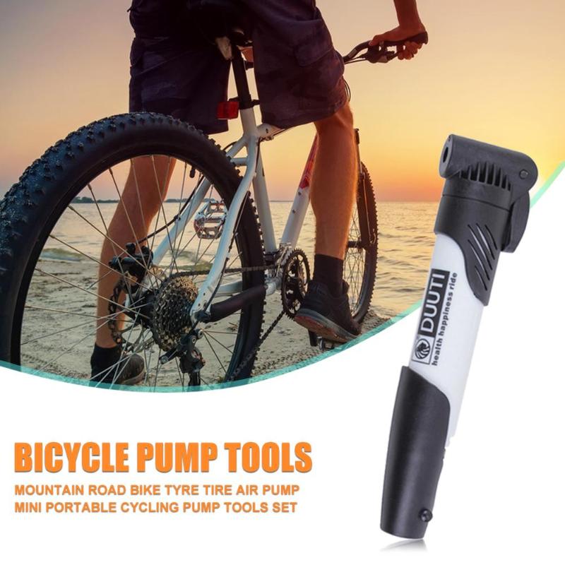 Bicycle Pump Tools Wear-resistant Portable Mini MTB Road Bicycle Schrader Presta Valve Inflator Tyre Tire Air Pump-ebowsos