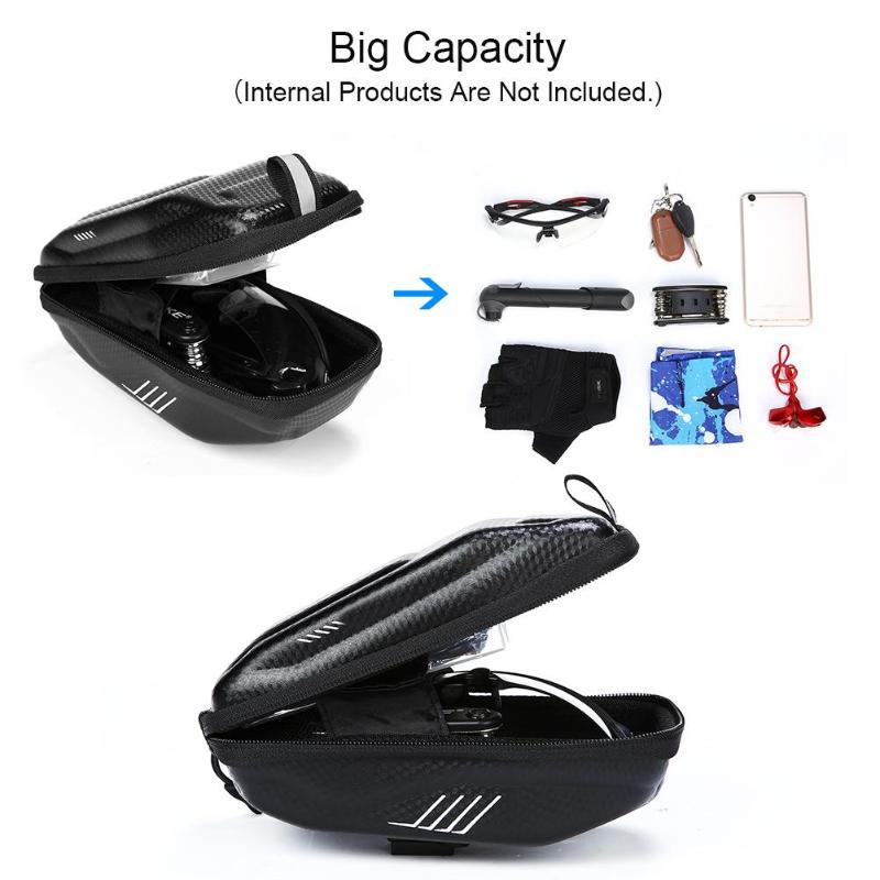 Bicycle Saddle Bag Waterproof Rear Bag Reflective Cycling Rear Tail Bag cover cycling Seat Tail Large Bag Bike Accessories-ebowsos