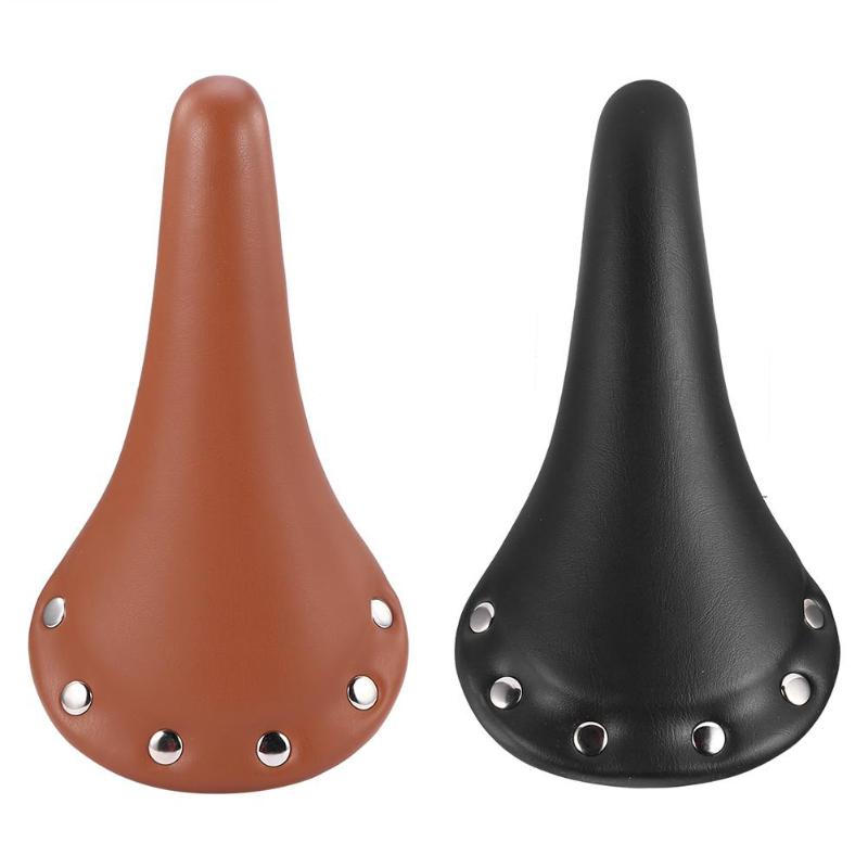 Bicycle Saddle Leather Soft Bike Seat Cover Mat Cycling MTB Road Bike Saddle Cushion-ebowsos