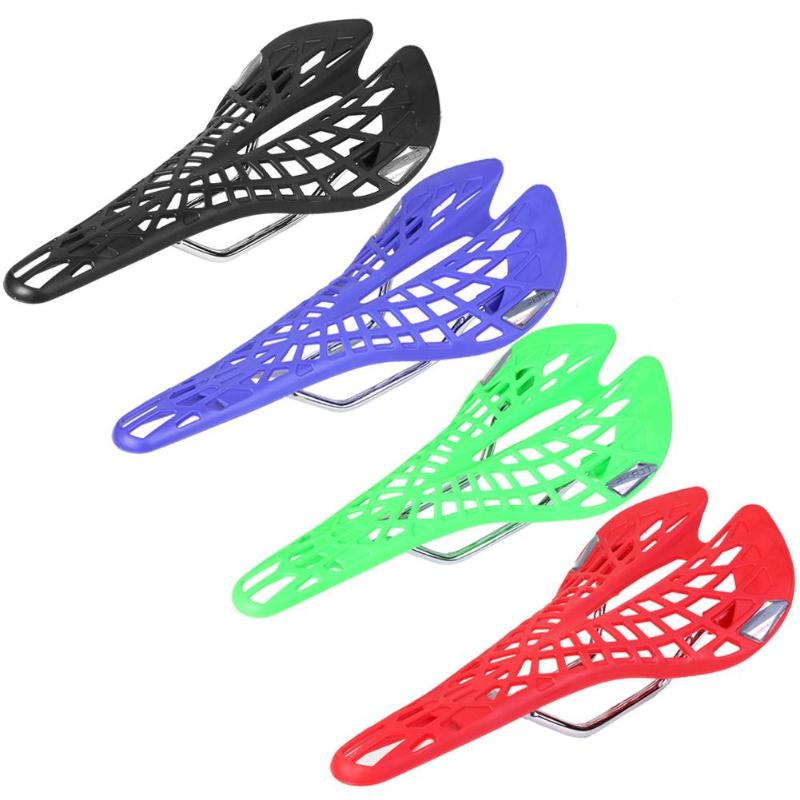 Bicycle Saddle Mountain MTB Bike Saddle Seat Plastic Bike Hollow Saddle Seat Cushion for Outdoor MTB Cycling-ebowsos