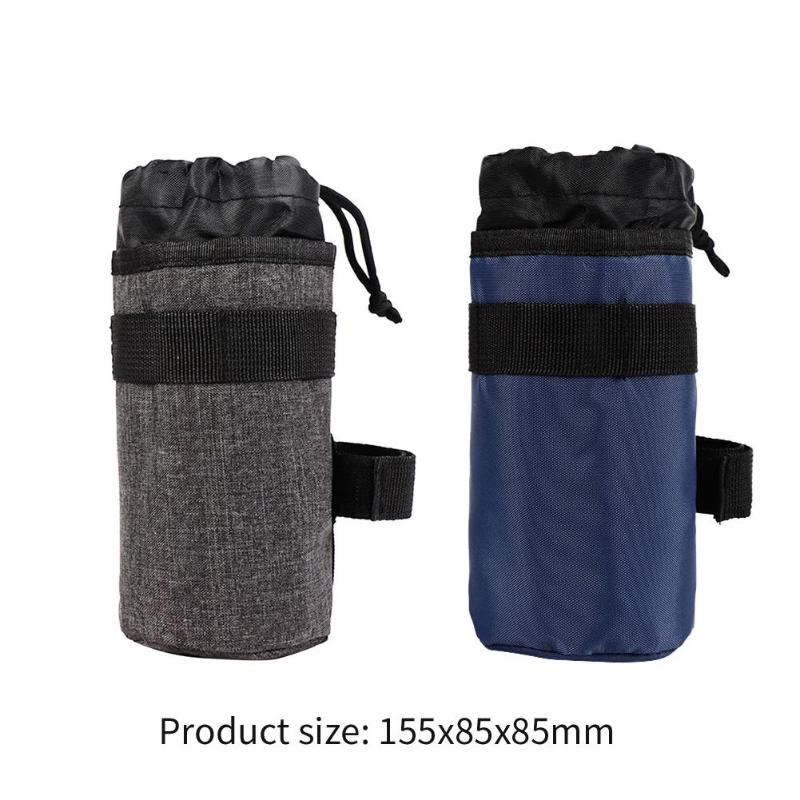 Bike Handlebar Stem 750ml Kettle Bag Cycling Insulated Water Bottle Holder Carrier Pouch Portable Bicycle Accessories-ebowsos