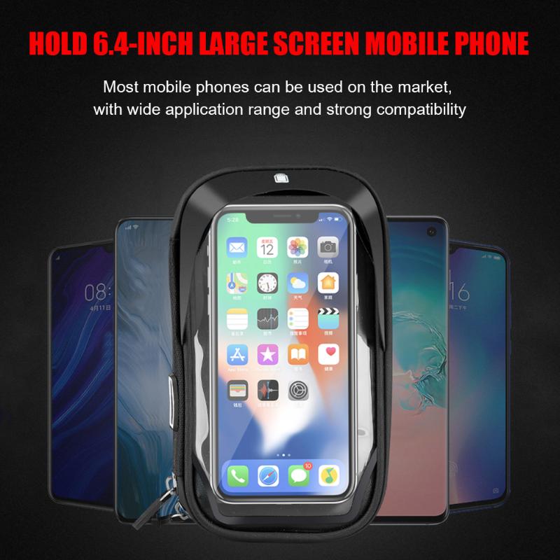 Bike Mobile Phone Touch Screen Bag Elaborate Manufacture Prolonged Durable Waterproof Bicycle Handlebar Cellphone Holder-ebowsos