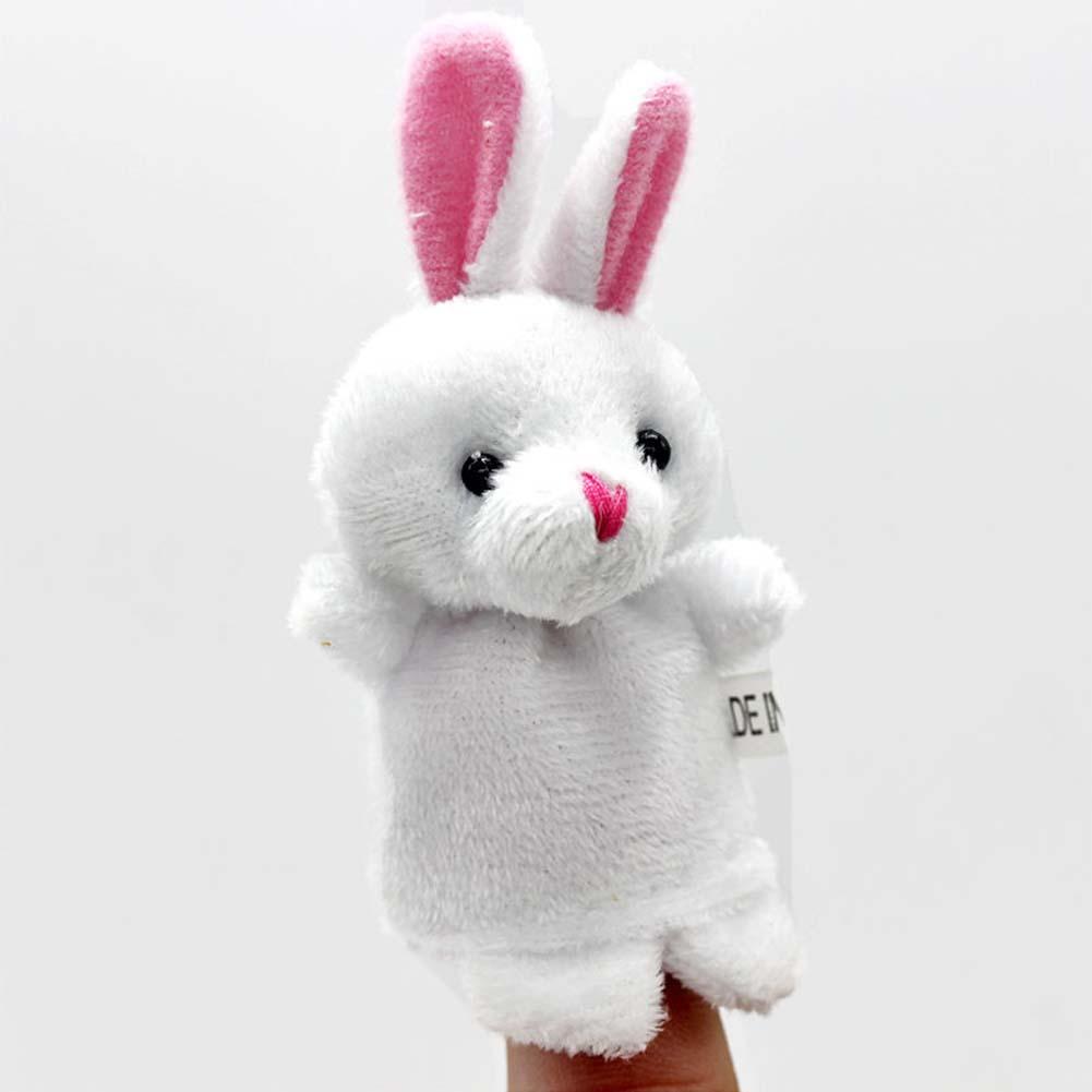 Biological Animal Finger Puppet Plush Toys Child Baby Favor Dolls Tell Story Props Cute Cartoon Animal Doll Kids Toys-ebowsos