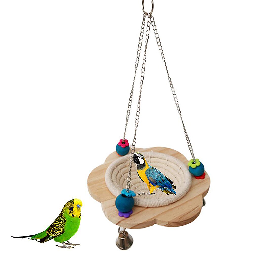 Bird Nest Manual Weaving Bird Bed Bird Nest Creative Multipurpose Hanging Cave Bird House Swing Toy For Parrots Pet Supplies-ebowsos