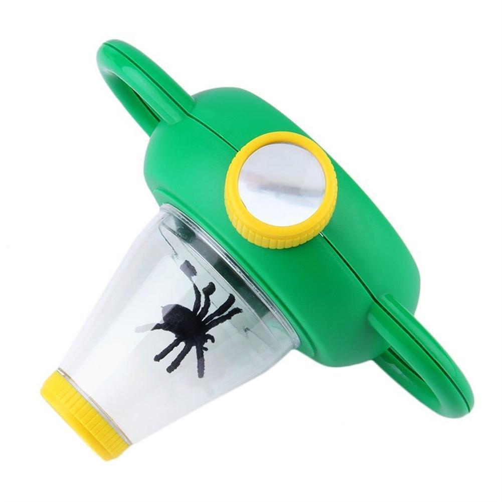 Birthday Gift for Children Student's Dual-way Two Way Bug Insect Observation Viewer Kid's Toy Magnifier Magnifying Glass Lo-ebowsos