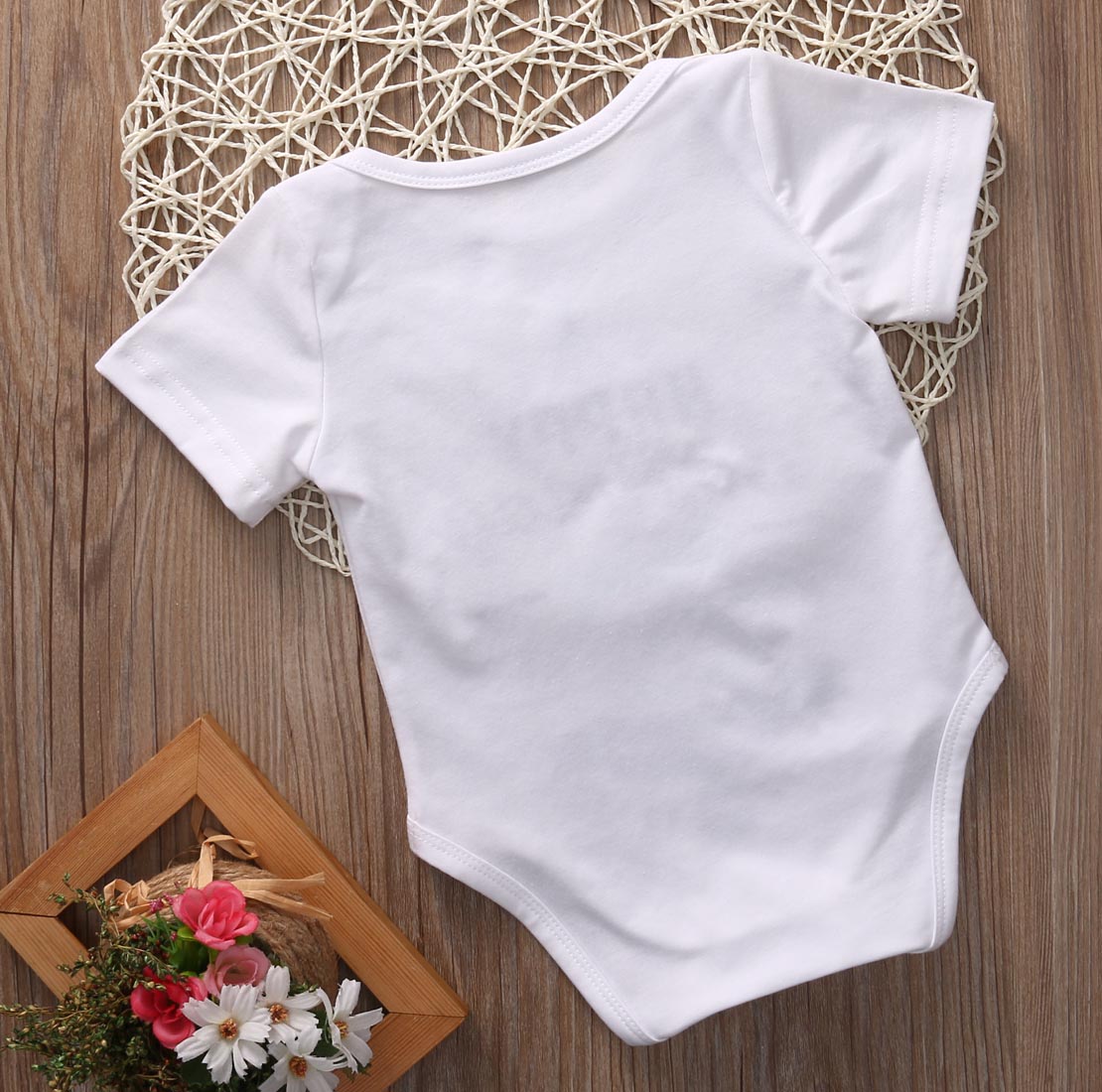 Birthday Infant  Baby Boy Girl Cotton Bodysuit Short Sleeve Outfits Birthday Clothes - ebowsos