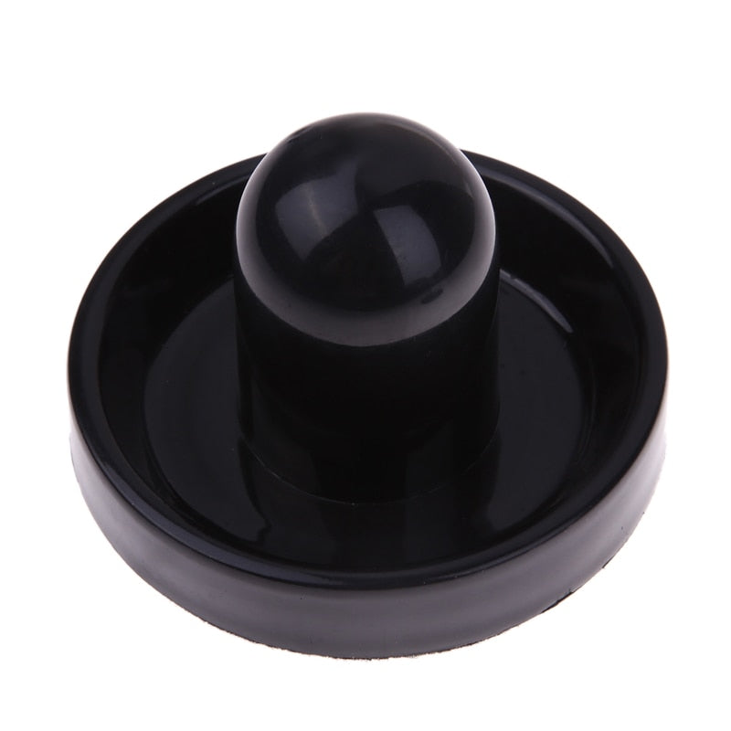 Black Pusher 96mm Air Hockey Table Felt Pusher Mallet Goalies with 1pc 63mm Puck For Table Games Tools-ebowsos