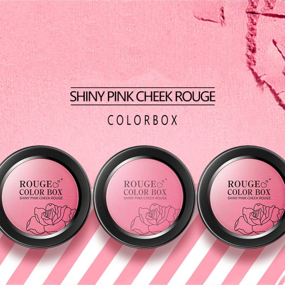 Blush Baked Cheek Face Blusher Texture Baked Blush Face Base Mineral Blusher - ebowsos