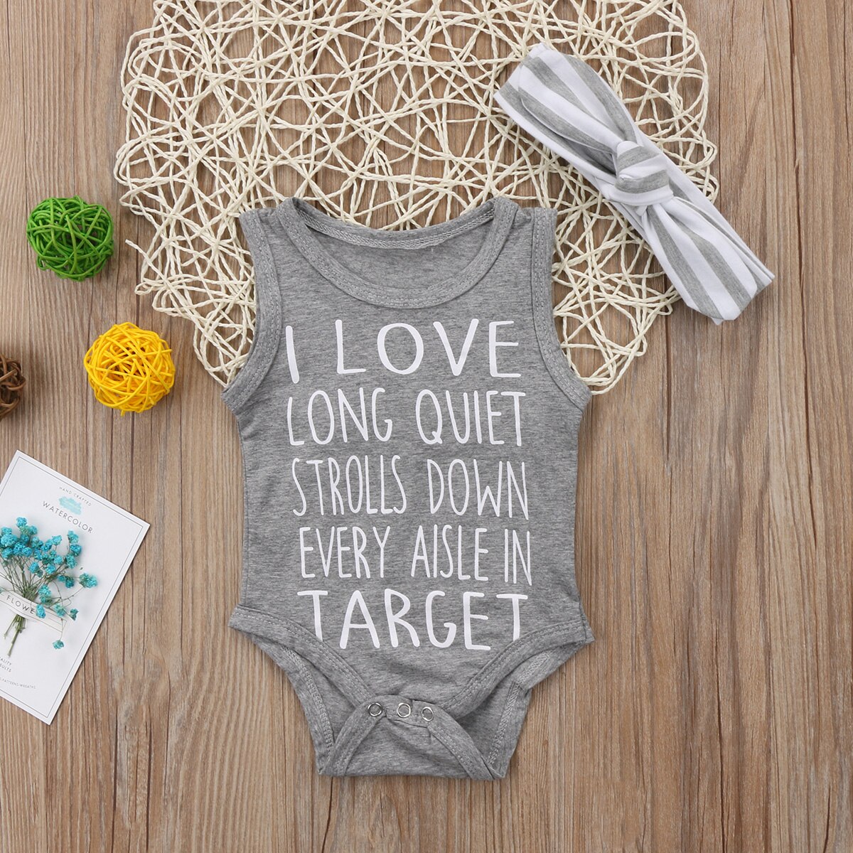 Bow Cute Letter Newborn Infant Baby Outfits Boys Girl Sleepwear Bodysuit Sleeveless Jumpsuit Clothes Summer - ebowsos