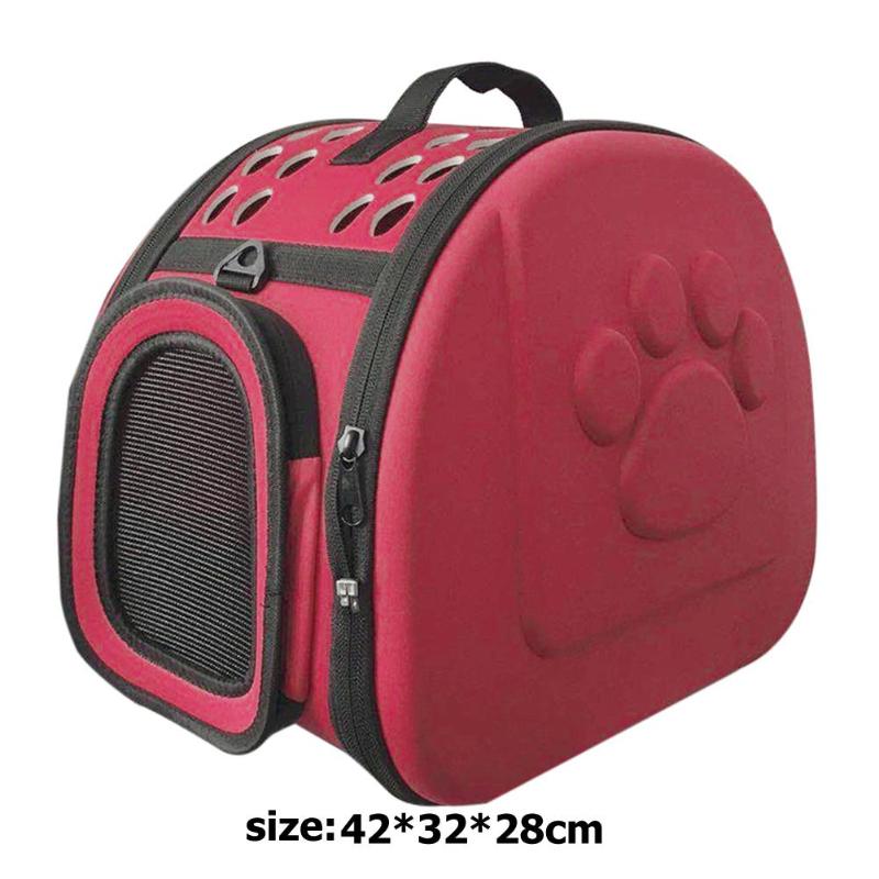 Breathable Pet Handbag Portability and Wear Resistance 360 Degree Vent Dog Carrier Bag Foldable Travel Bag Portable Cats Handbag - ebowsos