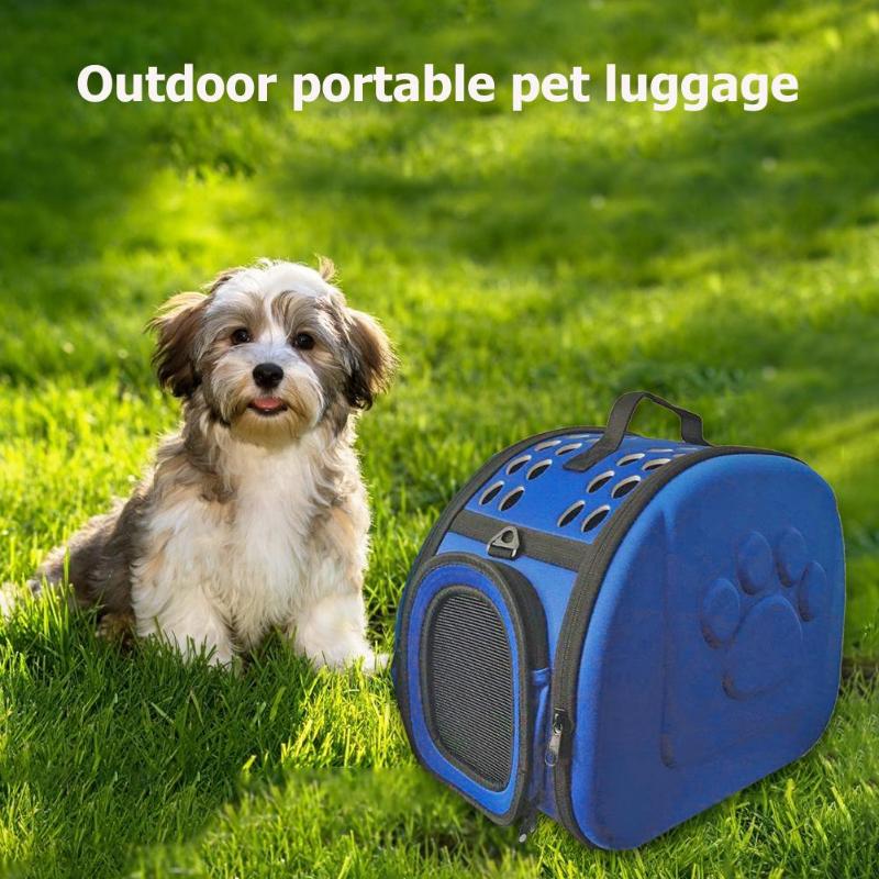 Breathable Pet Handbag Portability and Wear Resistance 360 Degree Vent Dog Carrier Bag Foldable Travel Bag Portable Cats Handbag - ebowsos