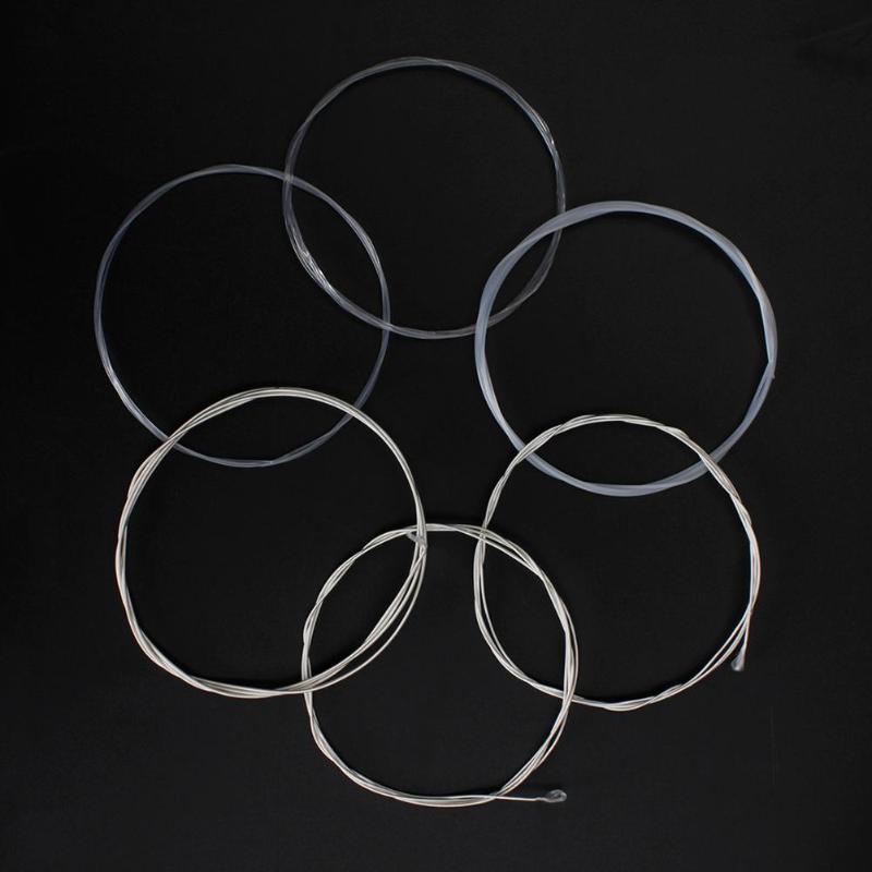 C660 6pcs/set Nylon Silver Plated Classic Guitar Strings Musical Instrument-ebowsos