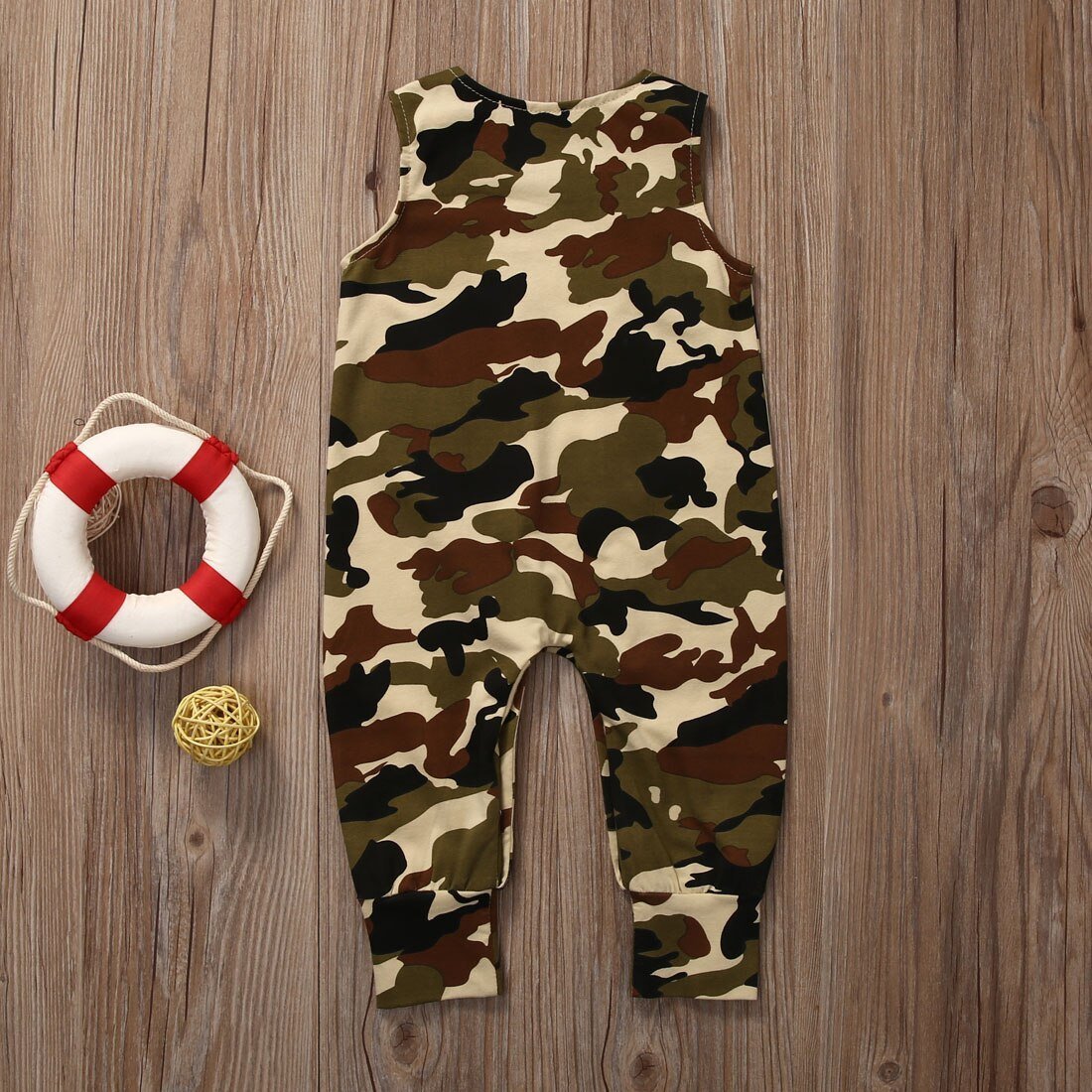 Camouflage Newborn Baby Boy Girl Romper  Jumpsuit Outfits Clothing Set - ebowsos