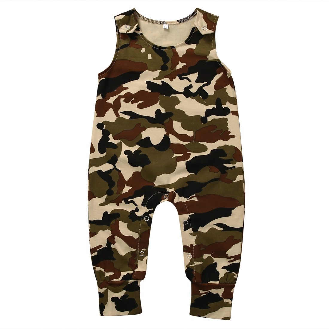 Camouflage Newborn Baby Boy Girl Romper  Jumpsuit Outfits Clothing Set - ebowsos