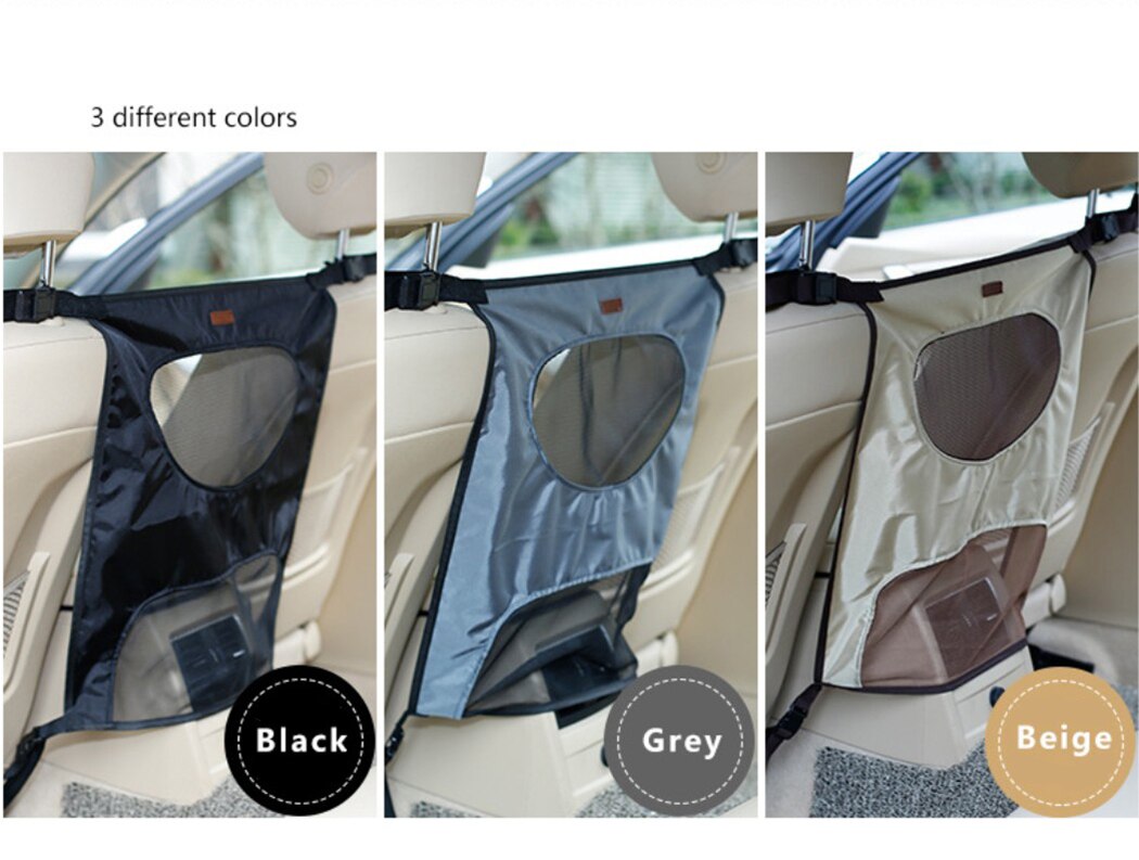 Car Pet Barrier Waterproof Adjustable Nylon Dog Seat Anti-Dog Bursting Protection Dog Safety Rear Screen Barrier-ebowsos