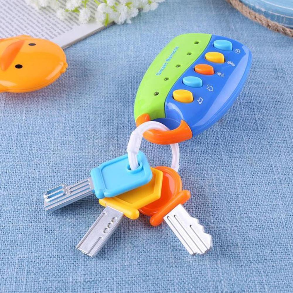 Car Voices Infant Early Childhood Education Baby Musical Smart Key Toy Car Key Toy Remote Car Key Voices Car Key Voices-ebowsos