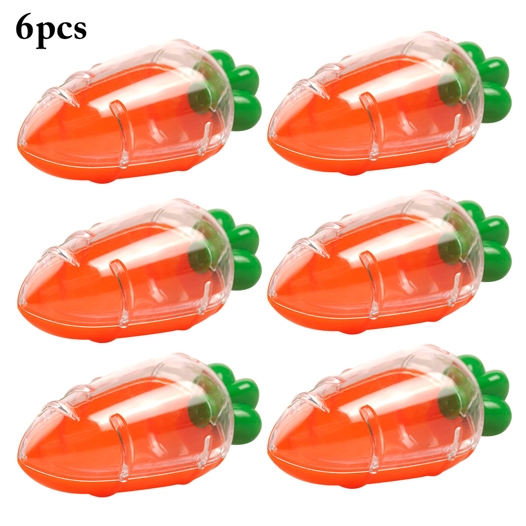 Cartoon Carrot Shape Candy Box Plastic Mini Transparent Box Creative PS Environmental Protection Material Food Storage Candy Box-ebowsos