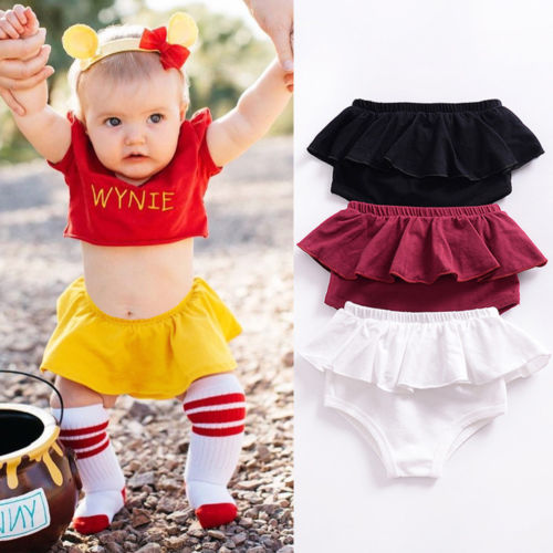 Casual Newborn Infant Baby Girls Kids Pants Shorts Bottoms PP Bloomer Panties - ebowsos