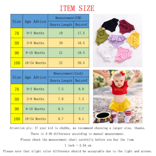 Casual Newborn Infant Baby Girls Kids Pants Shorts Bottoms PP Bloomer Panties - ebowsos