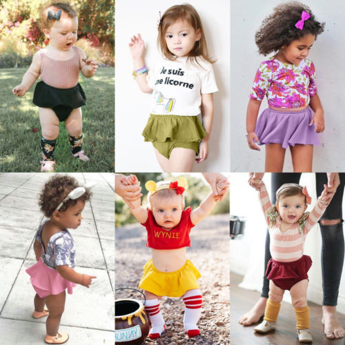 Casual Newborn Infant Baby Girls Kids Pants Shorts Bottoms PP Bloomer Panties - ebowsos