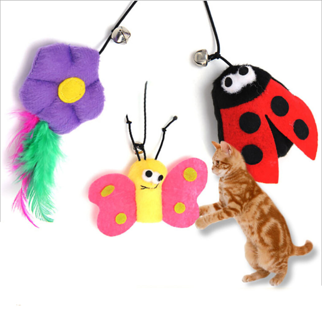 Cat Teaser Creative Cartoon Funny Interactive Cat Wand Toy Kitten Toy Pet Interactive Toy Supplies For Cats-ebowsos