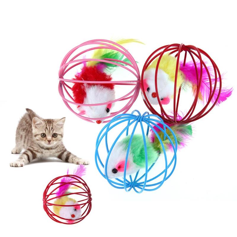 Cat Toy Tricks Lovely Mouse Ball Toys Cat Scratcher Scratching Fun Toys for Cats Kitten Animals Products for Cats Goods for Pets - ebowsos