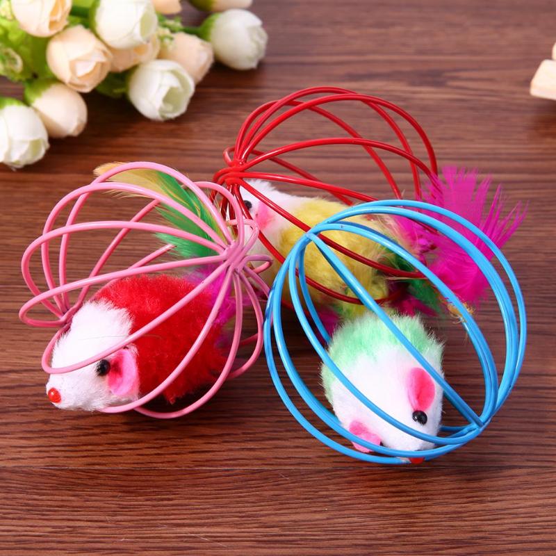 Cat Toy Tricks Lovely Mouse Ball Toys Cat Scratcher Scratching Fun Toys for Cats Kitten Animals Products for Cats Goods for Pets - ebowsos