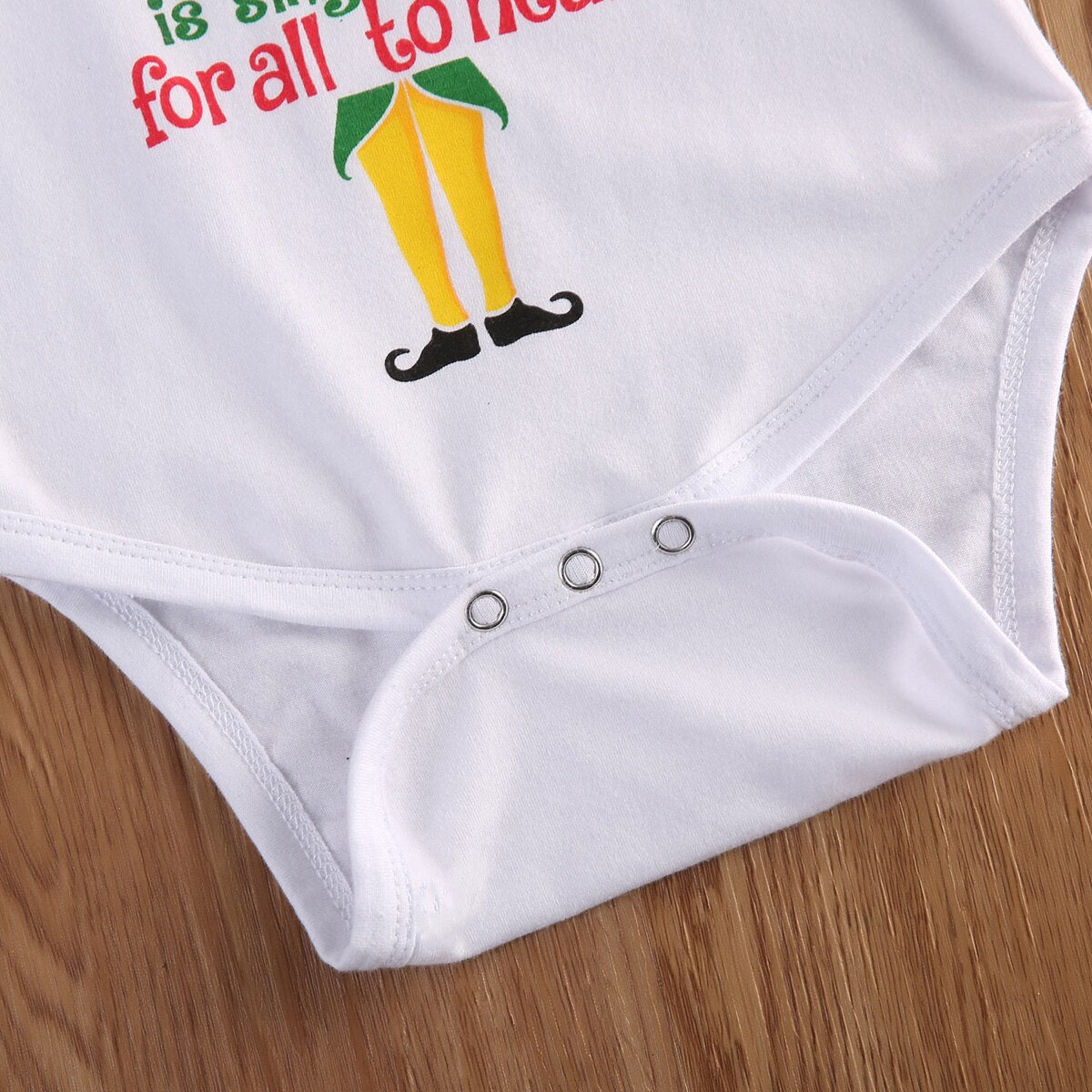 Chirstmas Baby Boy Girls Infant Long Sleeve Jumpsuit Bodysuit Cute Cotton Clothes Outfits - ebowsos