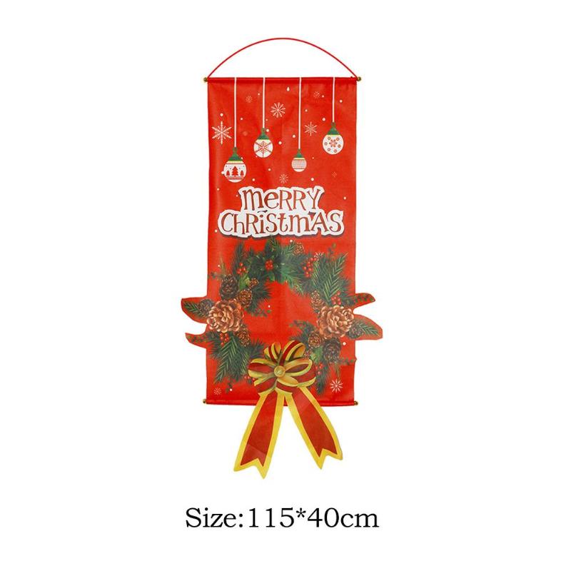 Christmas Birthday Hanging Ornaments Various Specifications Optional Fashionable Window Display Flag Party Decor Supplies - ebowsos