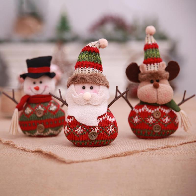 Christmas Decorations Cartoon Sitting Posture Dolls Ornaments Children Gift - ebowsos