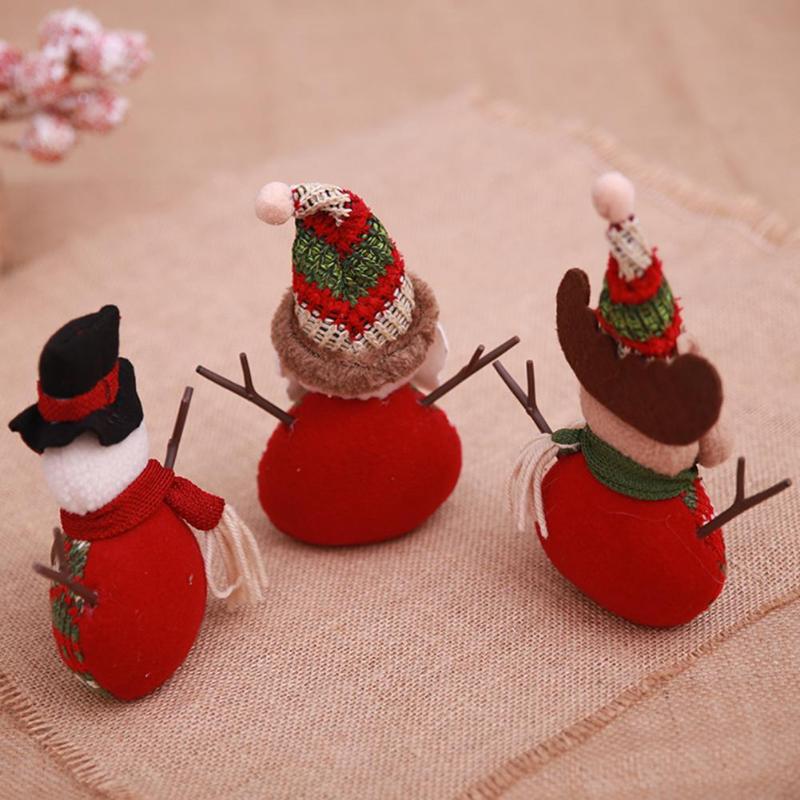 Christmas Decorations Cartoon Sitting Posture Dolls Ornaments Children Gift - ebowsos