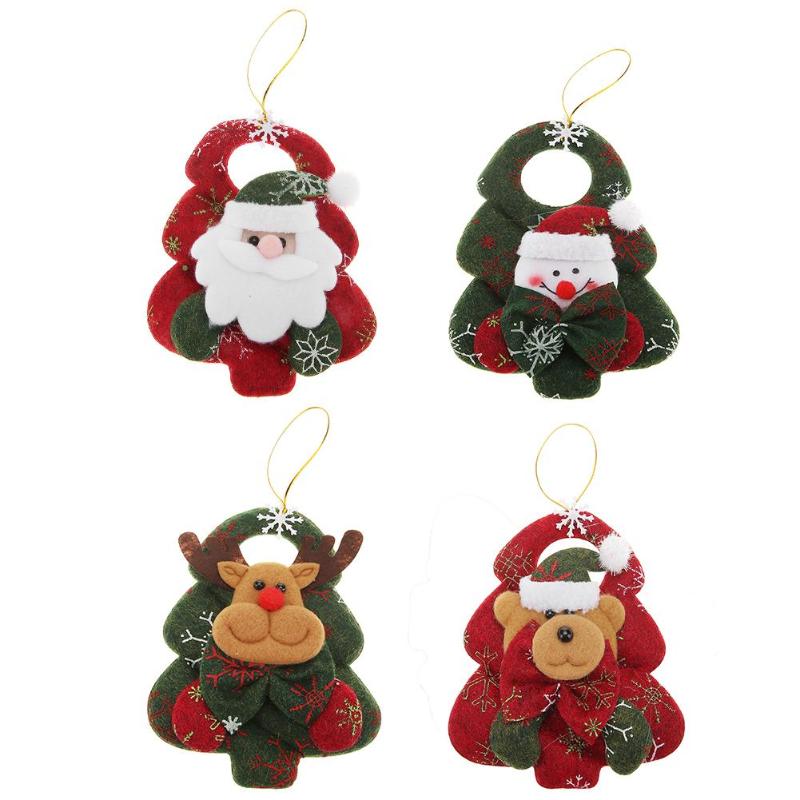 Christmas Doll Lovely Hanging Pendant New Year Tree Ornament Party Decor - ebowsos