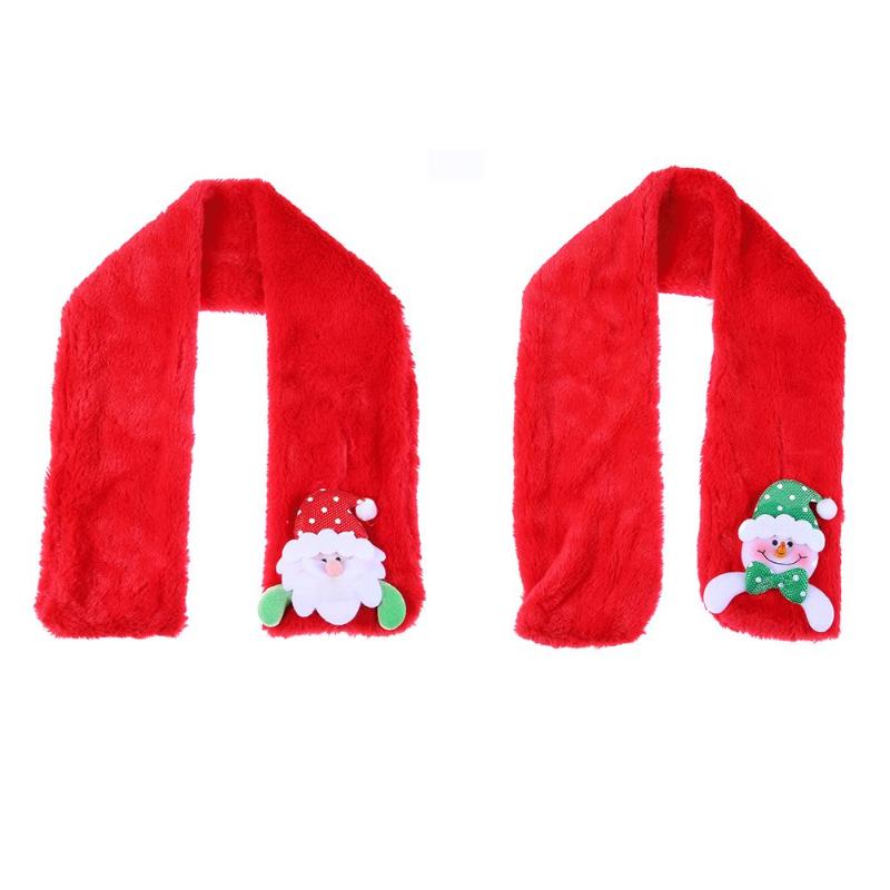 Christmas Santa Claus Scarf Costume Decorations Santa Claus Ornament - ebowsos